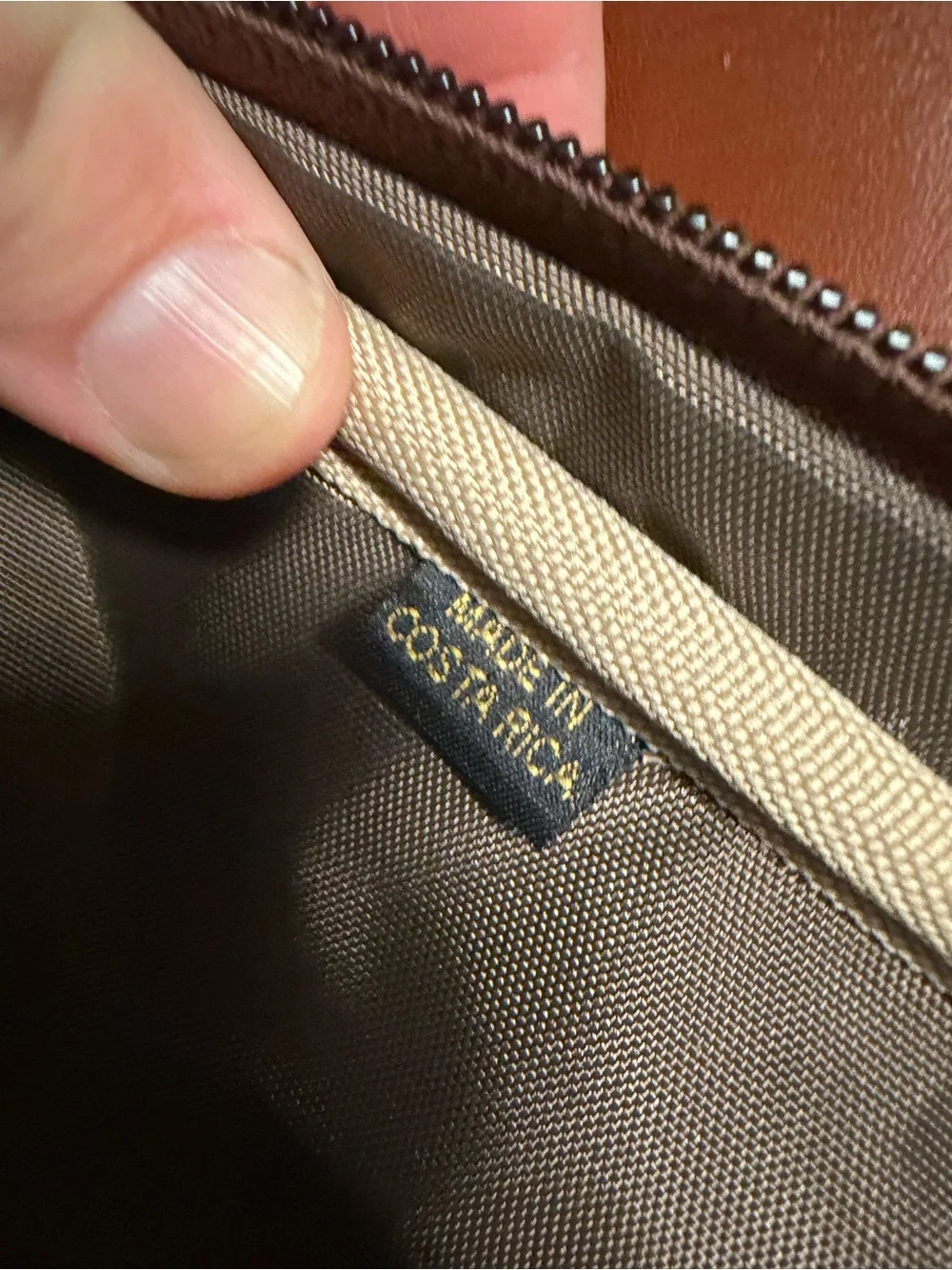 Augusta National members bag Brown